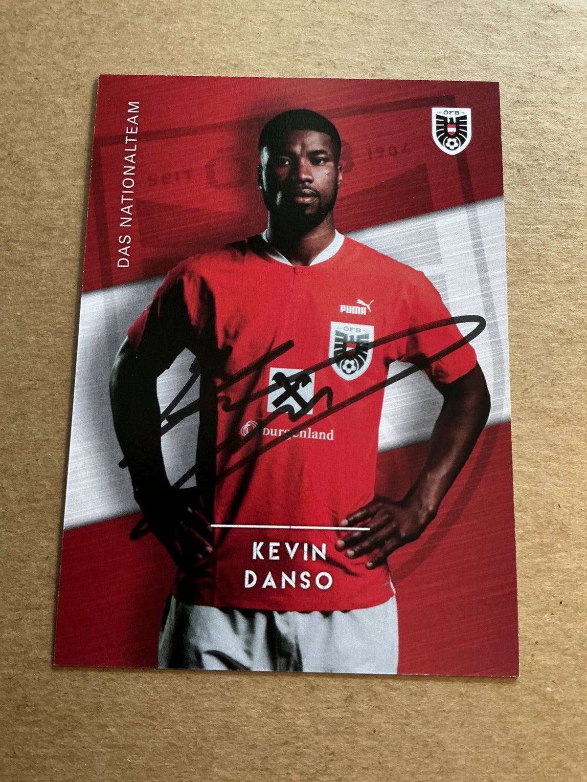 Kevin Danso, Austria 🇦🇹 2023 hand signed - Autographs-World
