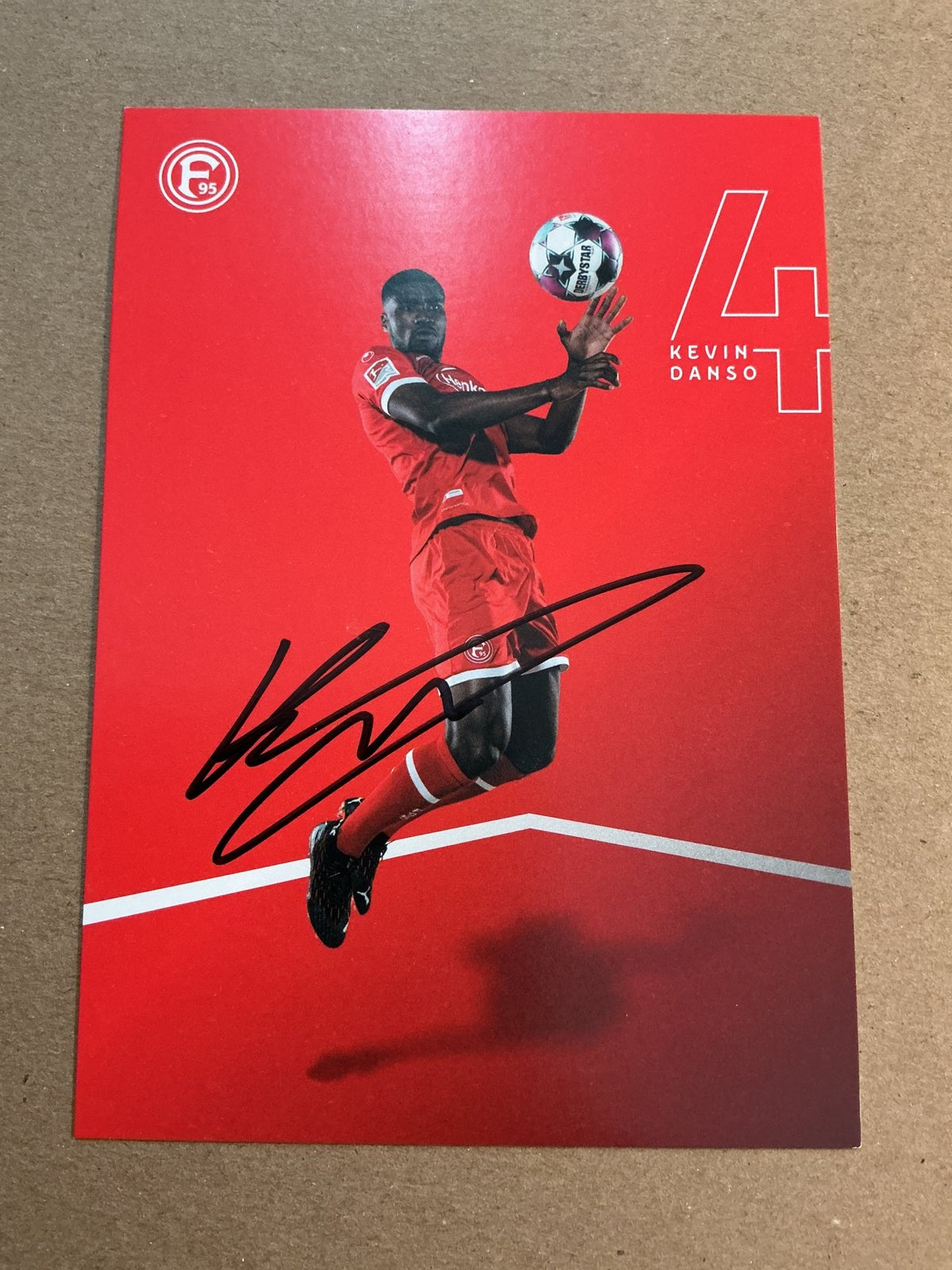 Kevin Danso, Austria 🇦🇹 Fortuna Düsseldorf 2020/21 hand signed - Autographs-World