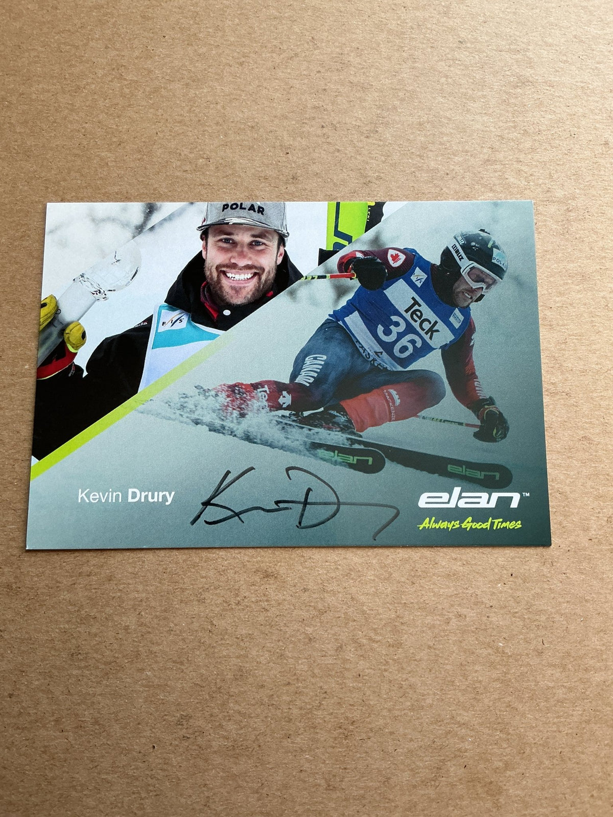 Kevin Drury, Canada 🇨🇦 Freestyle Winter Sports 2024/25 hand signed - Autographs-World