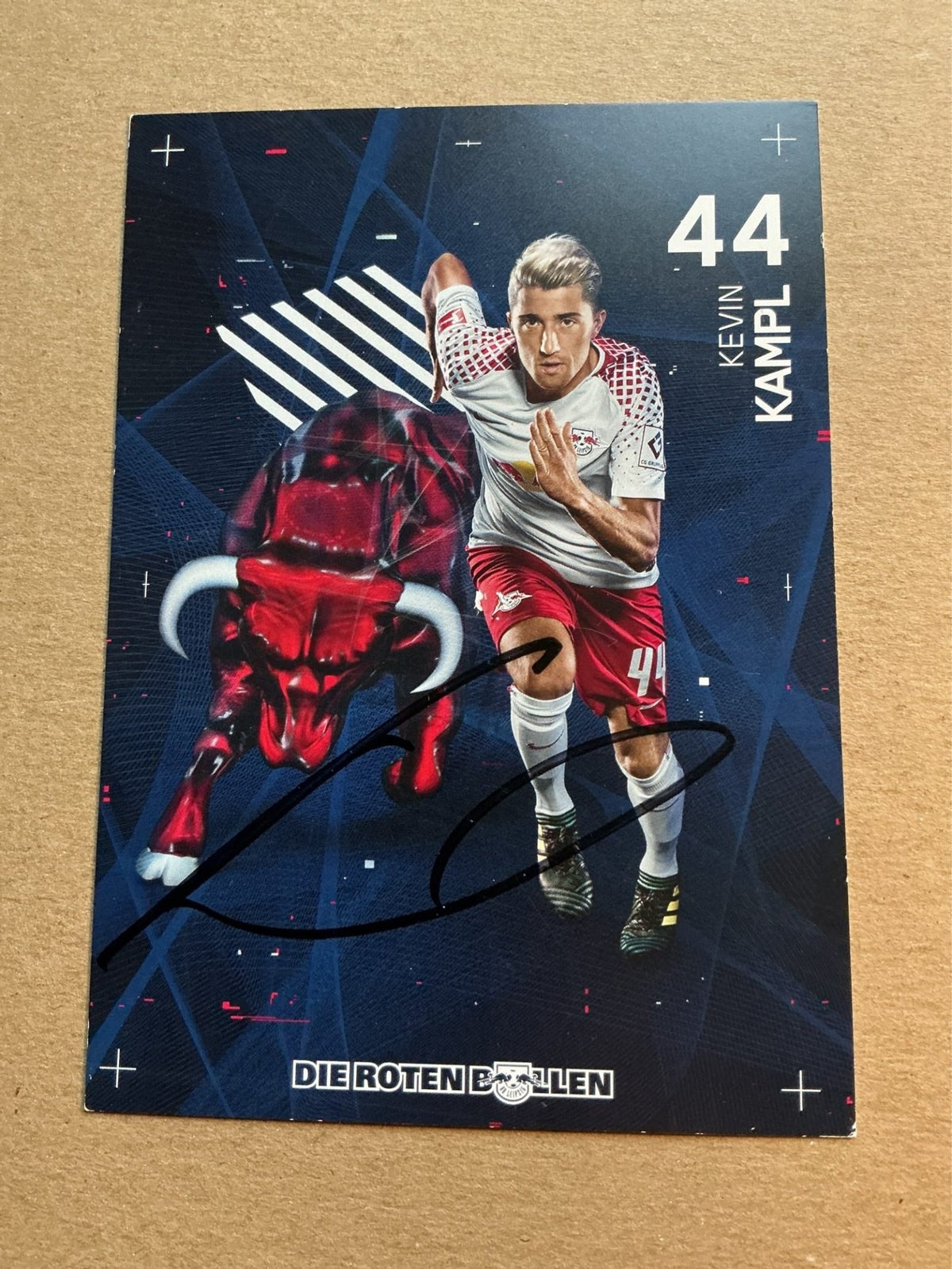 Kevin Kampl, Slovenia 🇸🇮 RB Leipzig 2017/18 hand signed - Autographs-World