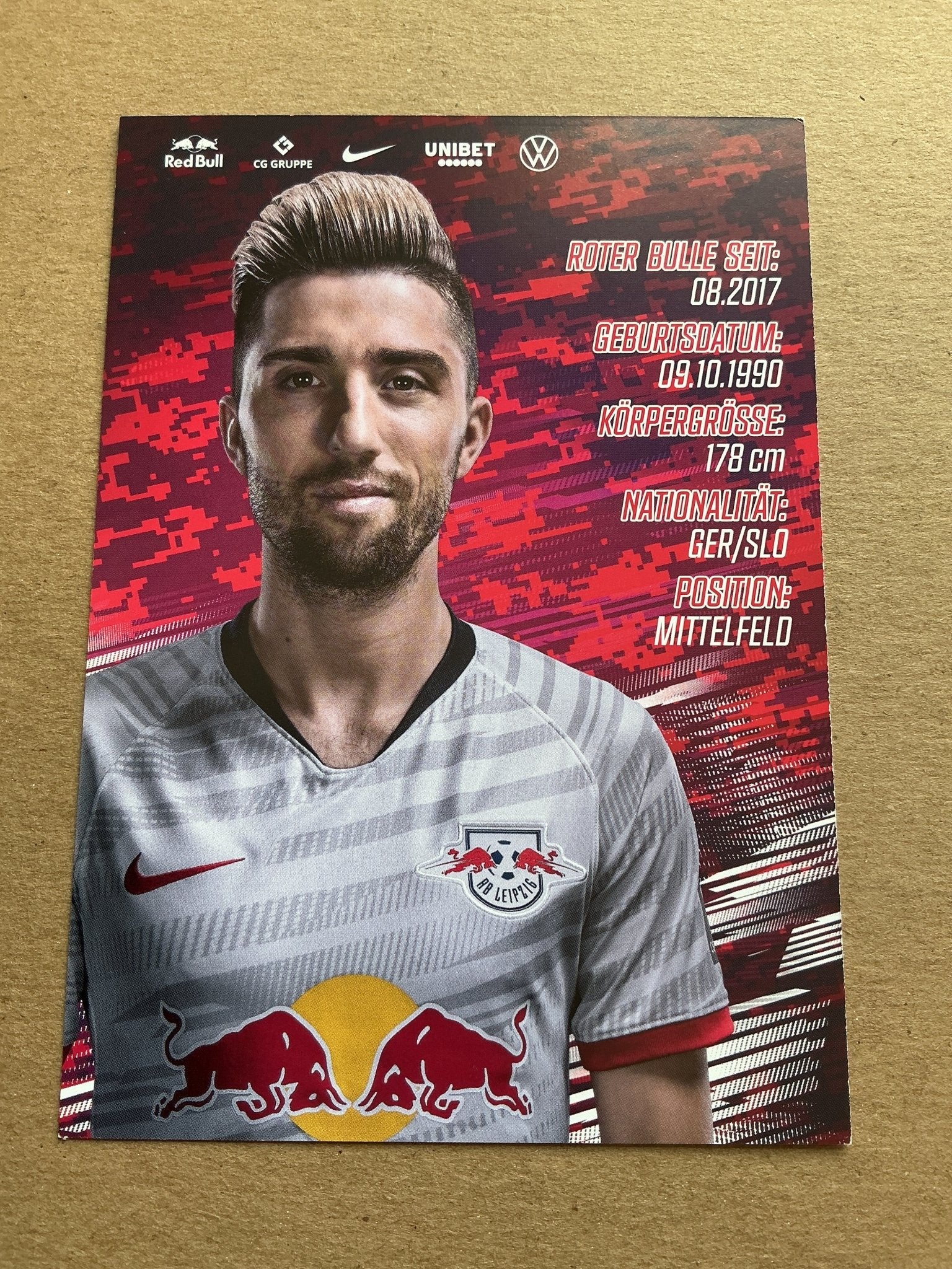 Kevin Kampl, Slovenia 🇸🇮 RB Leipzig 2019/20 hand signed - Autographs-World