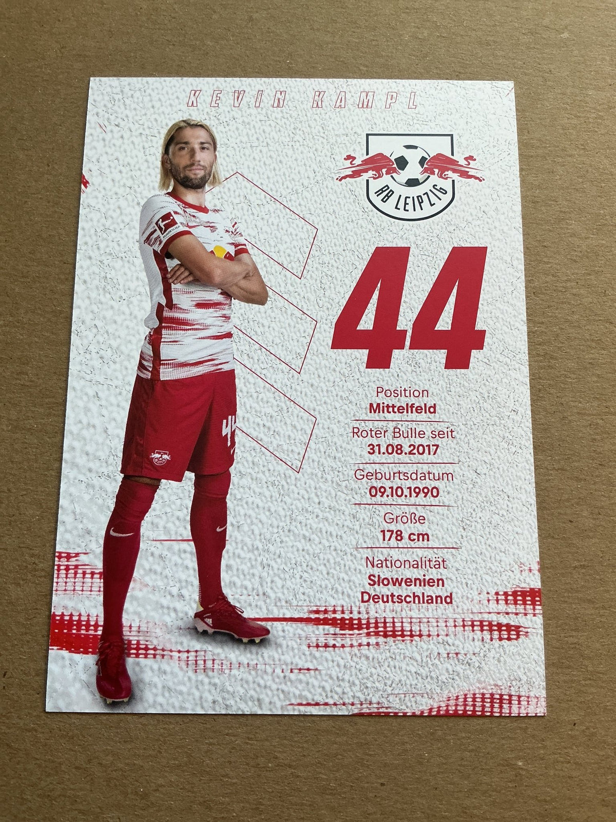 Kevin Kampl, Slovenia 🇸🇮 RB Leipzig 2021/22 hand signed - Autographs-World