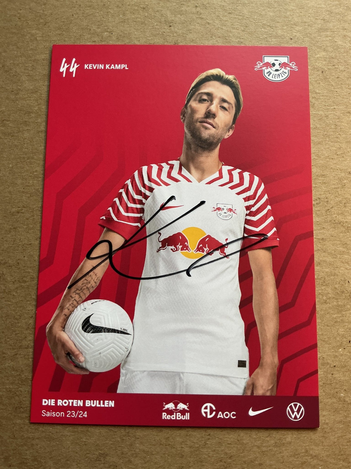 Kevin Kampl, Slovenia 🇸🇮 RB Leipzig 2023/24 hand signed - Autographs-World