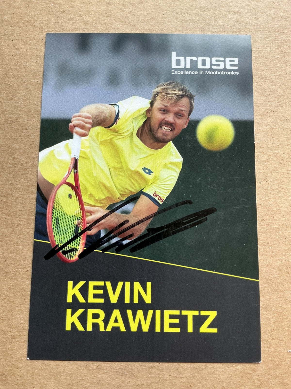 Kevin Krawietz, Germany 🇩🇪 Tennis Summer Olympics 2024 hand signed - Autographs-World