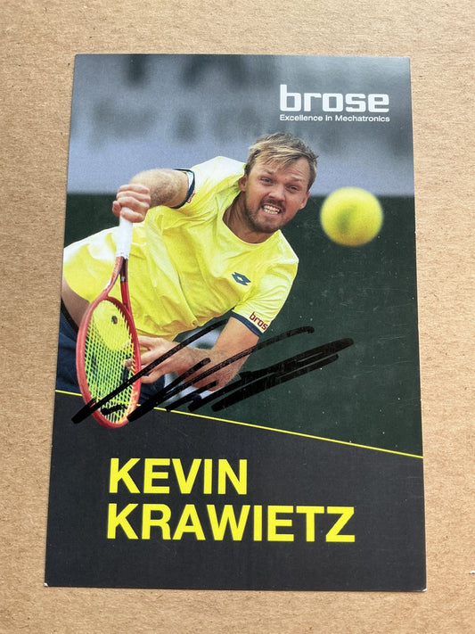 Kevin Krawietz, Germany 🇩🇪 Tennis Summer Olympics 2024 hand signed - Autographs-World