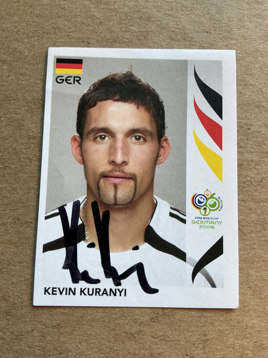 Kevin Kuranyi, Germany 🇩🇪 FIFA World Cup 2006 Panini hand signed - Autographs-World