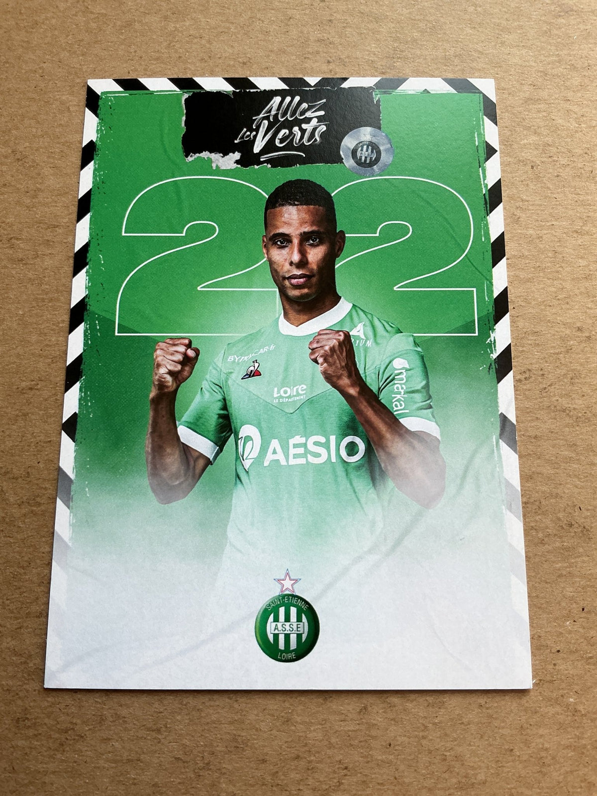 Kévin Monnet-Paquet, France 🇫🇷 AS Saint-Étienne 2020/21 hand signed - Autographs-World