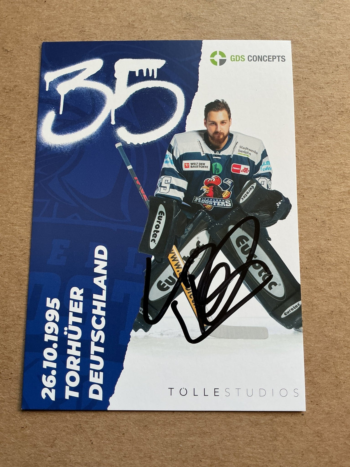 Kevin Reich, Germany 🇩🇪 Iserlohn Roosters 2023/24 hand signed - Autographs-World