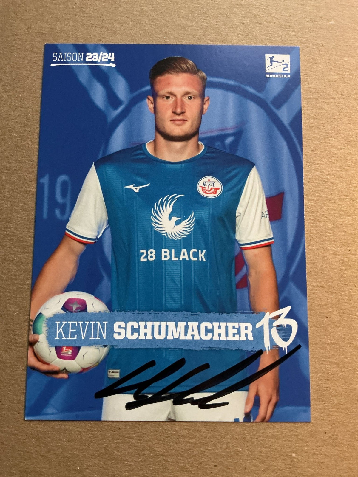Kevin Schumacher, Germany 🇩🇪 Hansa Rostock 2023/24 hand signed - Autographs-World