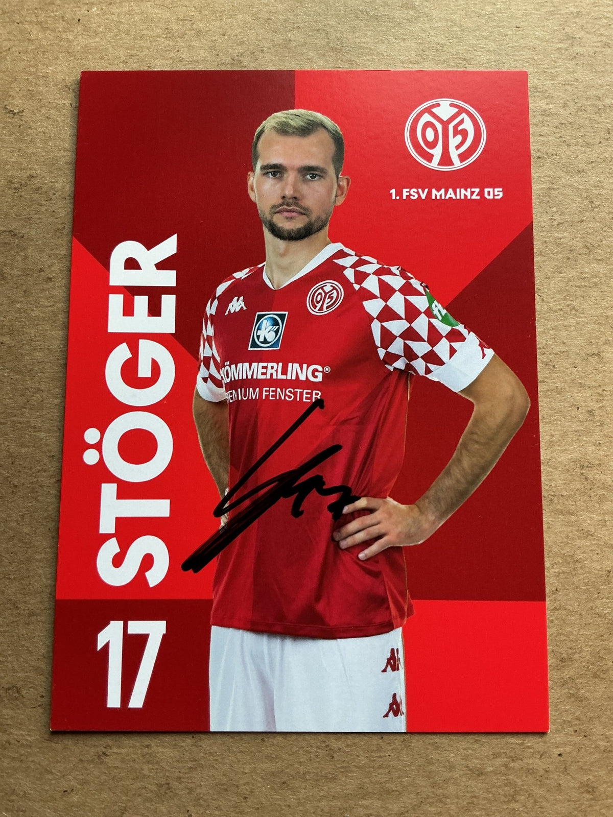Kevin Stöger, Austria 🇦🇹 FSV Mainz 05 2020/21 hand signed - Autographs-World