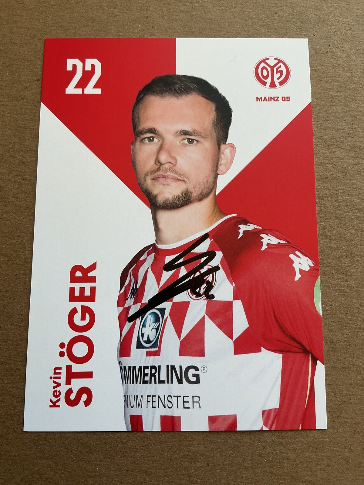 Kevin Stöger, Austria 🇦🇹 FSV Mainz 05 2021/22 hand signed - Autographs-World