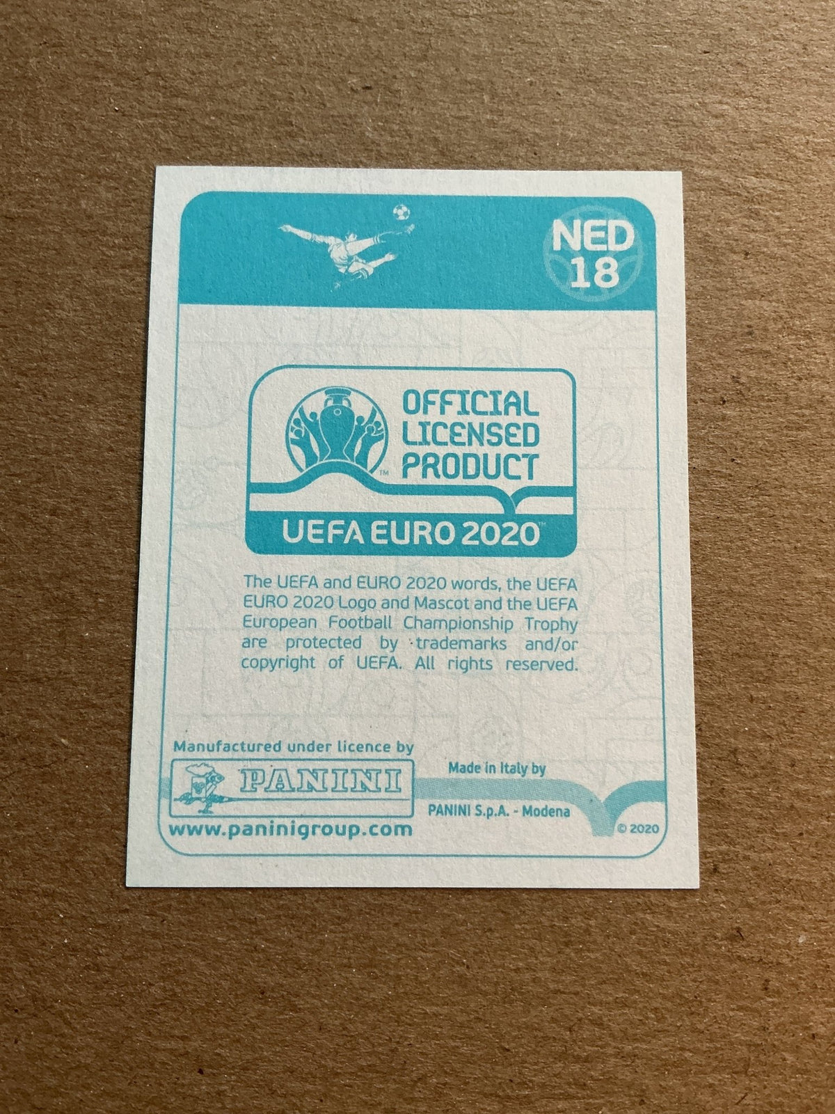 Kevin Strootman, Netherlands 🇳🇱 UEFA Euro 2020 Panini hand signed - Autographs-World