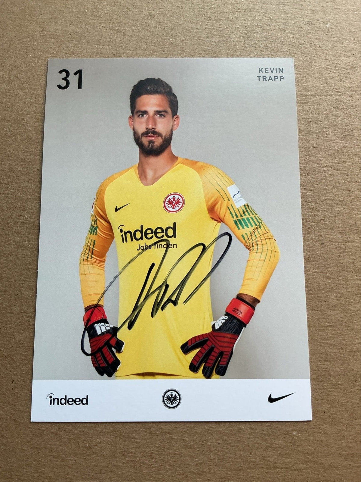Kevin Trapp, Germany 🇩🇪 Eintracht Frankfurt 2018/19 hand signed - Autographs-World