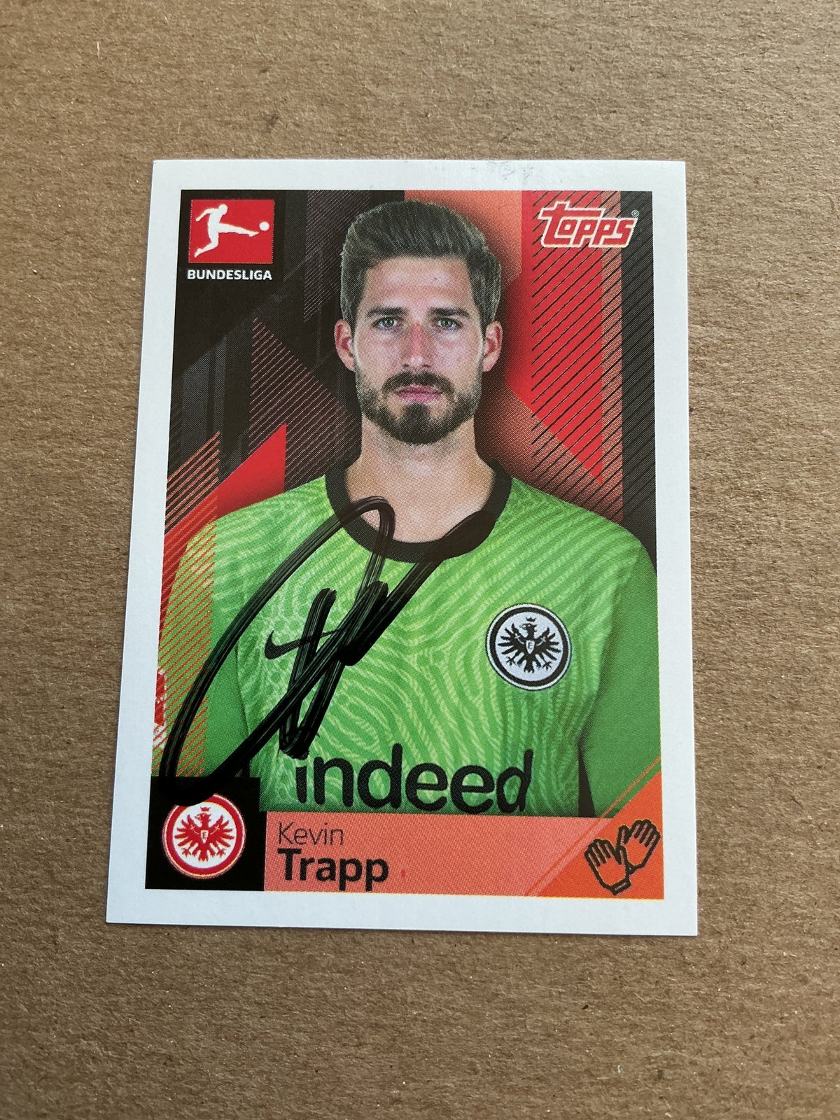 Kevin Trapp, Germany 🇩🇪 Eintracht Frankfurt 2020/21 Topps hand signed - Autographs-World