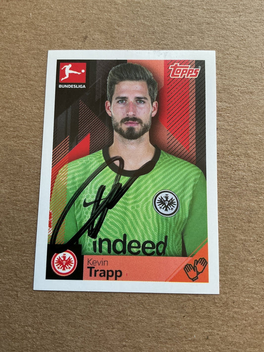 Kevin Trapp, Germany 🇩🇪 Eintracht Frankfurt 2020/21 Topps hand signed - Autographs-World