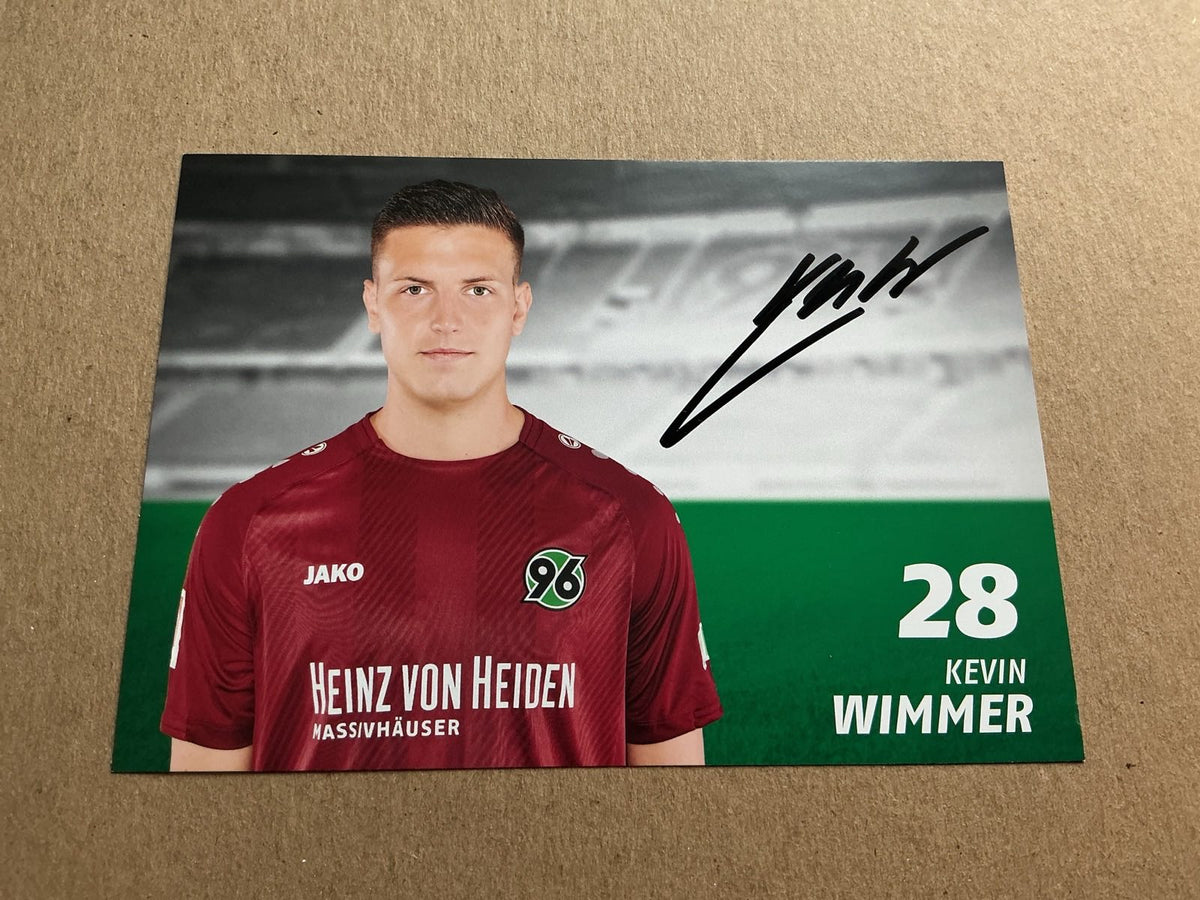 Kevin Wimmer, Austria 🇦🇹 Hannover 96 2018/19 hand signed - Autographs-World