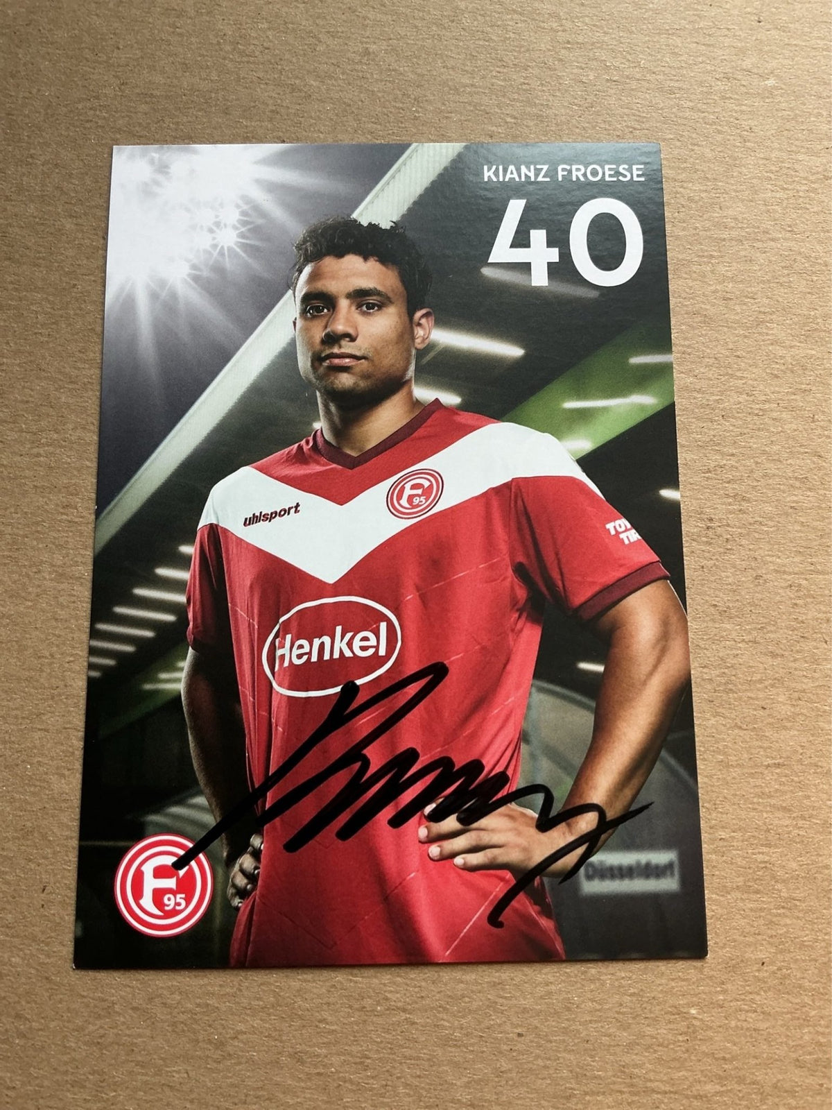 Kianz Froese, Canada 🇨🇦 Fortuna Düsseldorf 2018/19 hand signed - Autographs-World