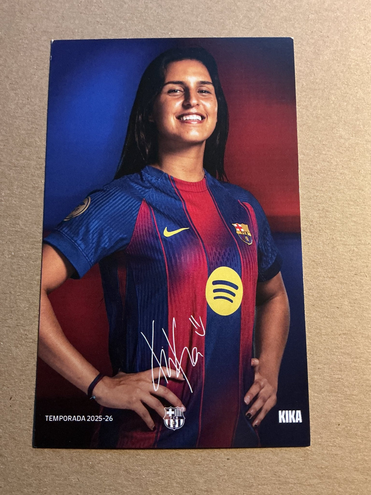 Kika Nazareth, Portugal 🇵🇹 FC Barcelona Femení 2025/26 unsigned - Autographs-World