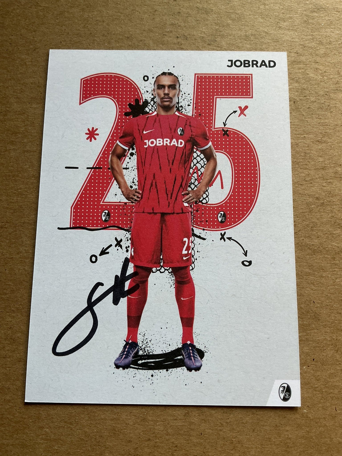 Kiliann Sidillia, France 🇫🇷 SC Freiburg 2024/25 hand signed - Autographs-World