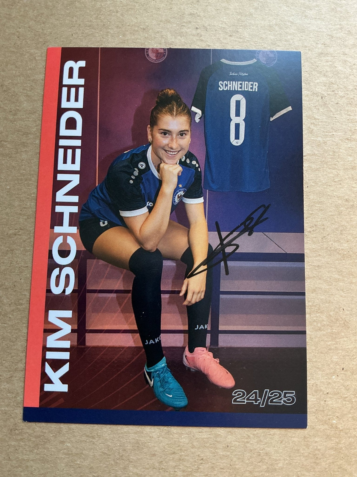 Kim Schneider, Germany 🇩🇪 1.FFC Turbine Potsdam 2024/25 hand signed - Autographs-World