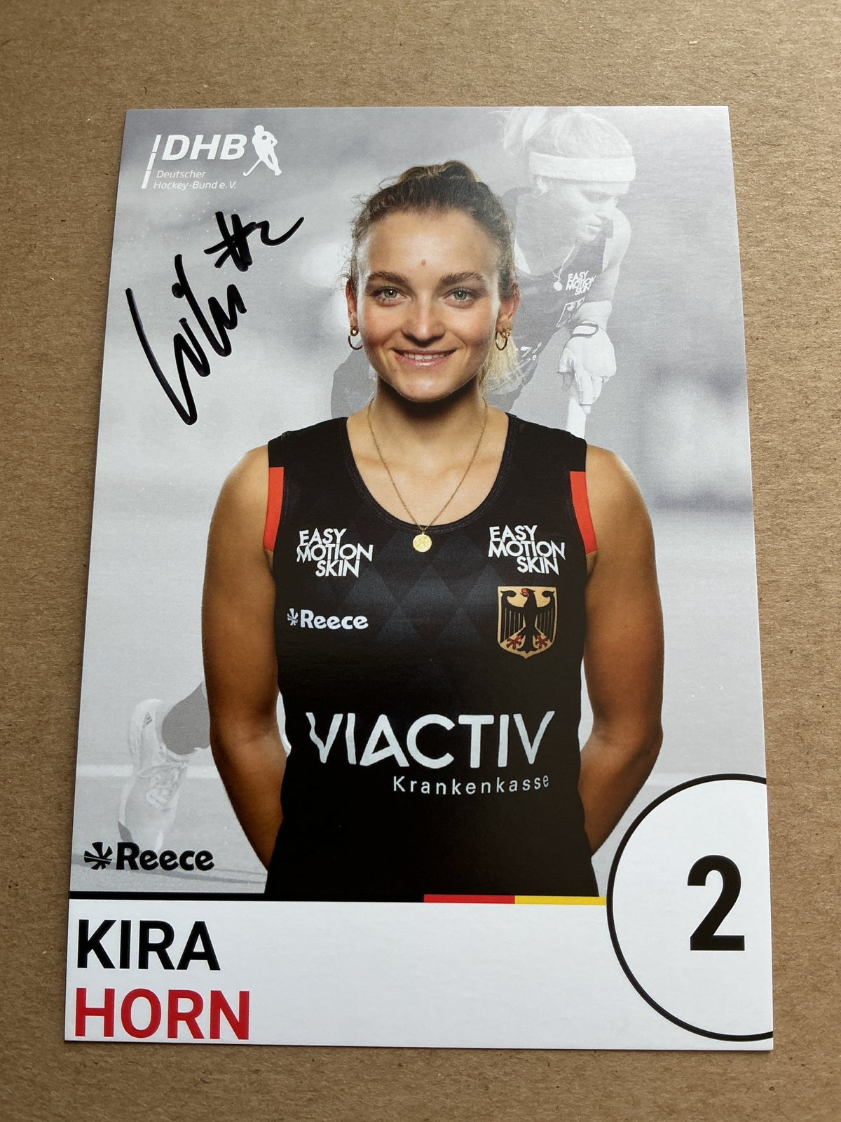 Kira Horn, Germany 🇩🇪 Field Hockey Summer Olympics 2024 hand signed - Autographs-World