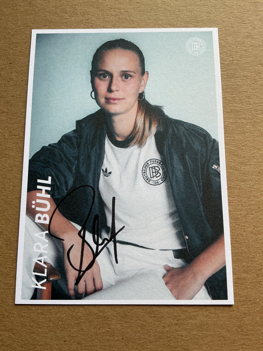 Klara Bühl, Germany 🇩🇪 Women’s Euro Cup 2025 hand signed - Autographs-World