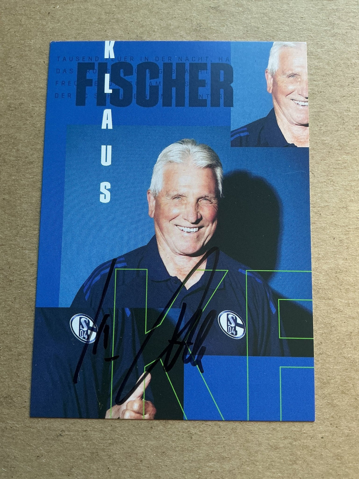 Klaus Fischer, Germany 🇩🇪 FC Schalke 04 2024/25 hand signed - Autographs-World