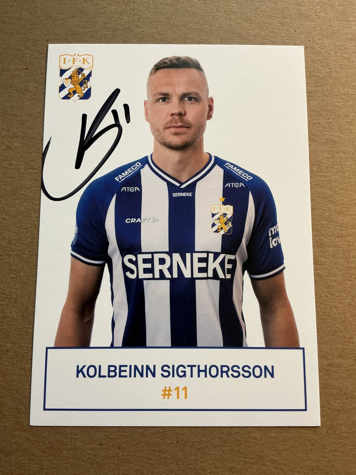Kolbeinn Sigthorsson, Iceland 🇮🇸 IFK Göteborg 2021/22 hand signed - Autographs-World