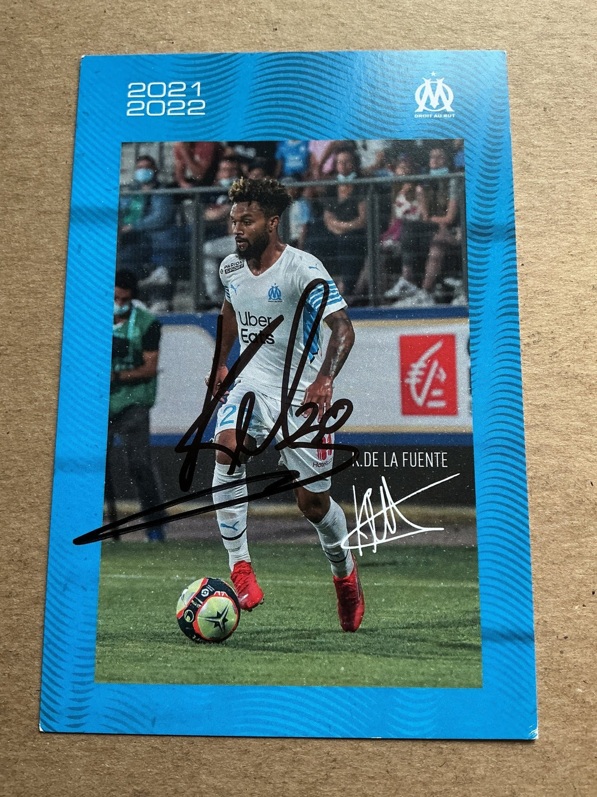 Konrad de la Fuente, USA 🇺🇸 Olympique Marseille 2021/22 hand signed - Autographs-World