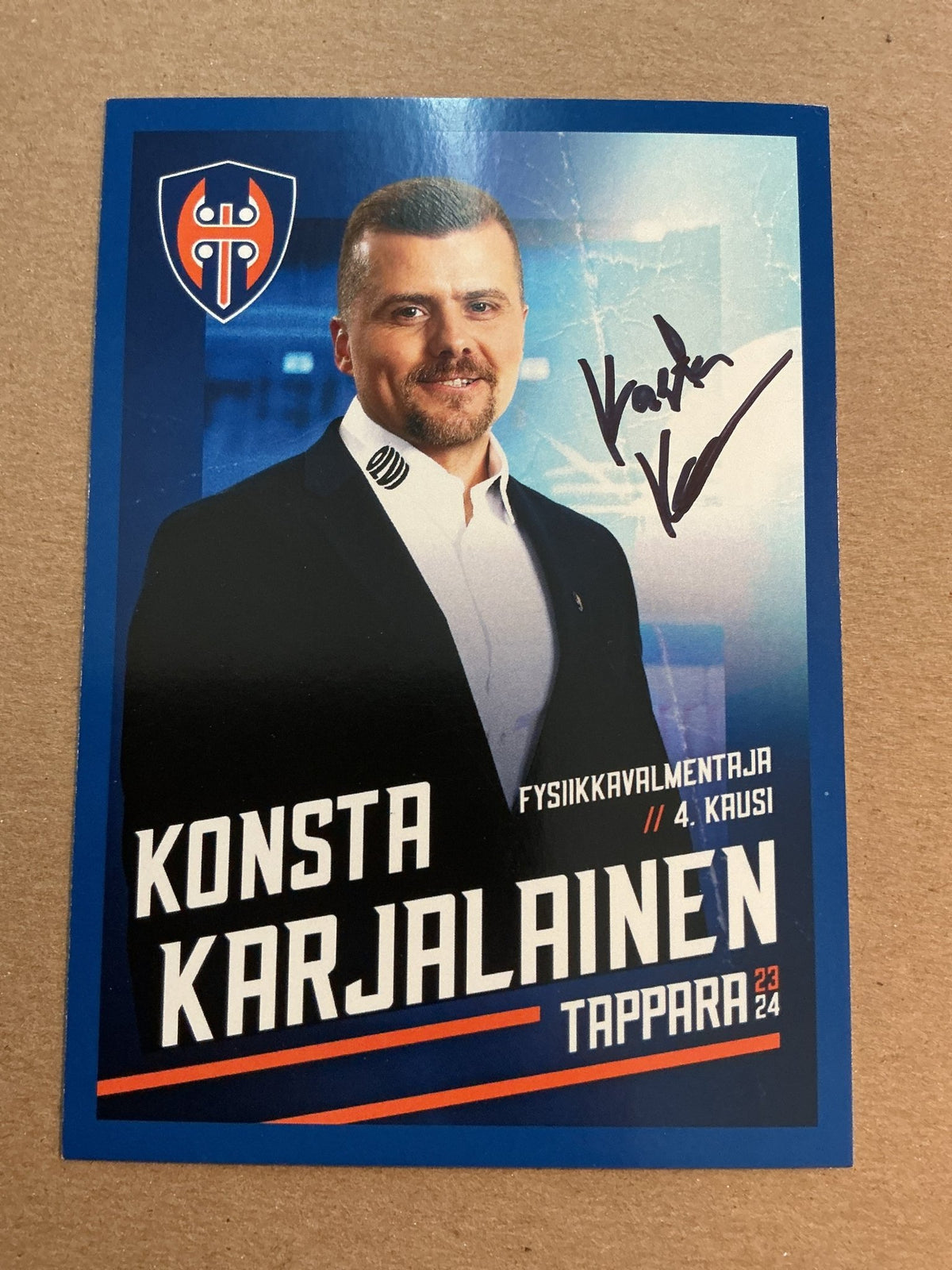Konsta Karjalainen, Finland 🇫🇮 Tappara 2023/24 hand signed - Autographs-World