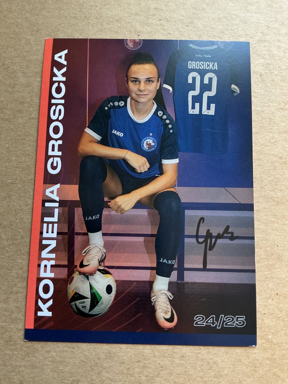 Kornelia Grosicka, Poland 🇵🇱 1.FFC Turbine Potsdam 2024/25 hand signed - Autographs-World