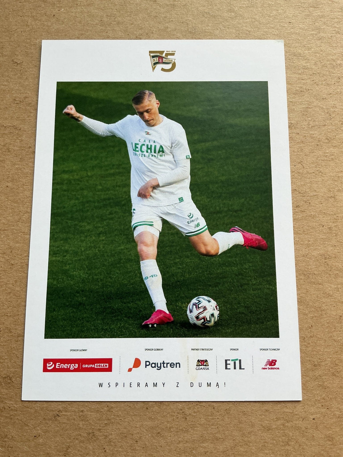 Kristers Tobers, Latvia 🇱🇻 Lechia Gdansk 2020/21 hand signed - Autographs-World