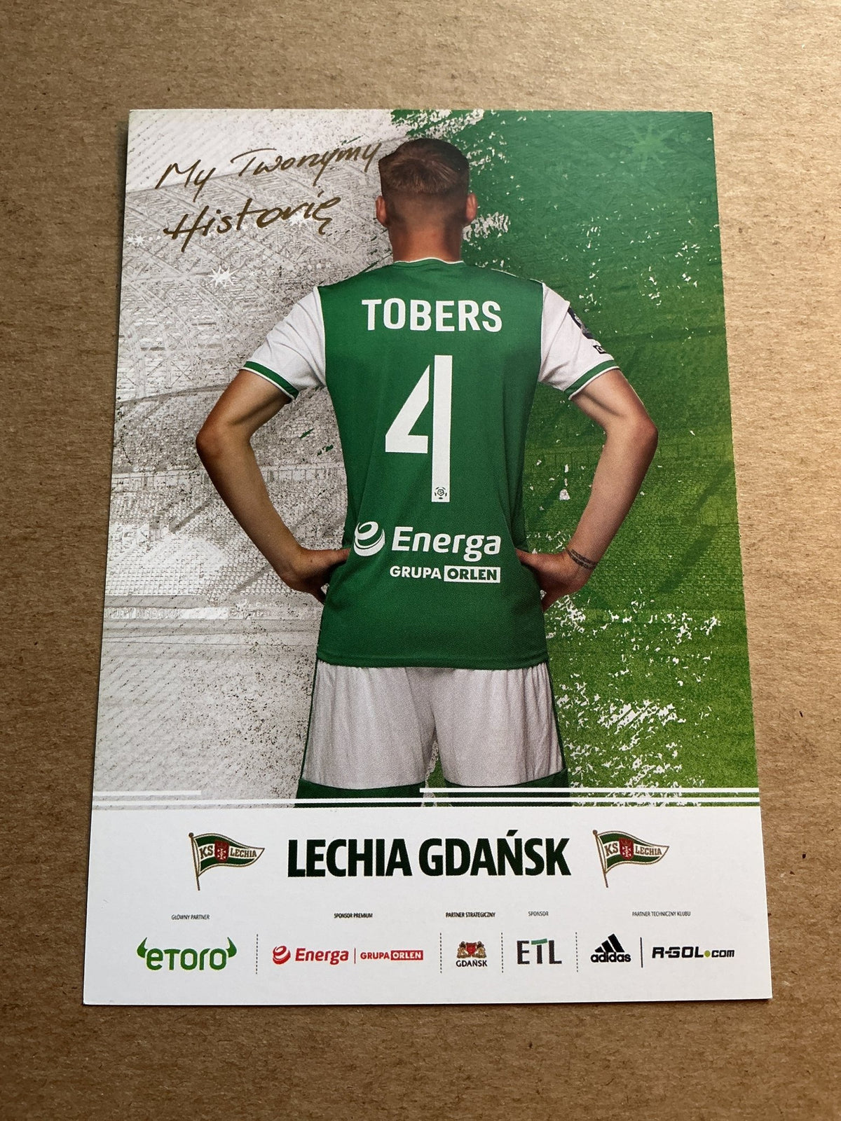 Kristers Tobers, Latvia 🇱🇻 Lechia Gdansk 2022/23 hand signed - Autographs-World