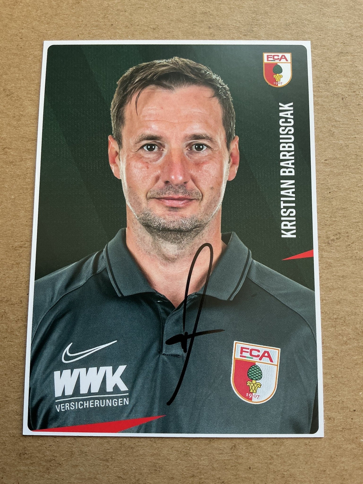 Kristian Barbuscak, Germany 🇩🇪 FC Augsburg 2020/21 hand signed - Autographs-World