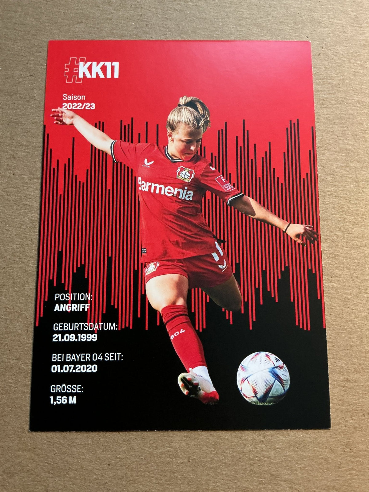 Kristin Kögel, Germany 🇩🇪 Bayer 04 Leverkusen 2022/23 hand signed - Autographs-World