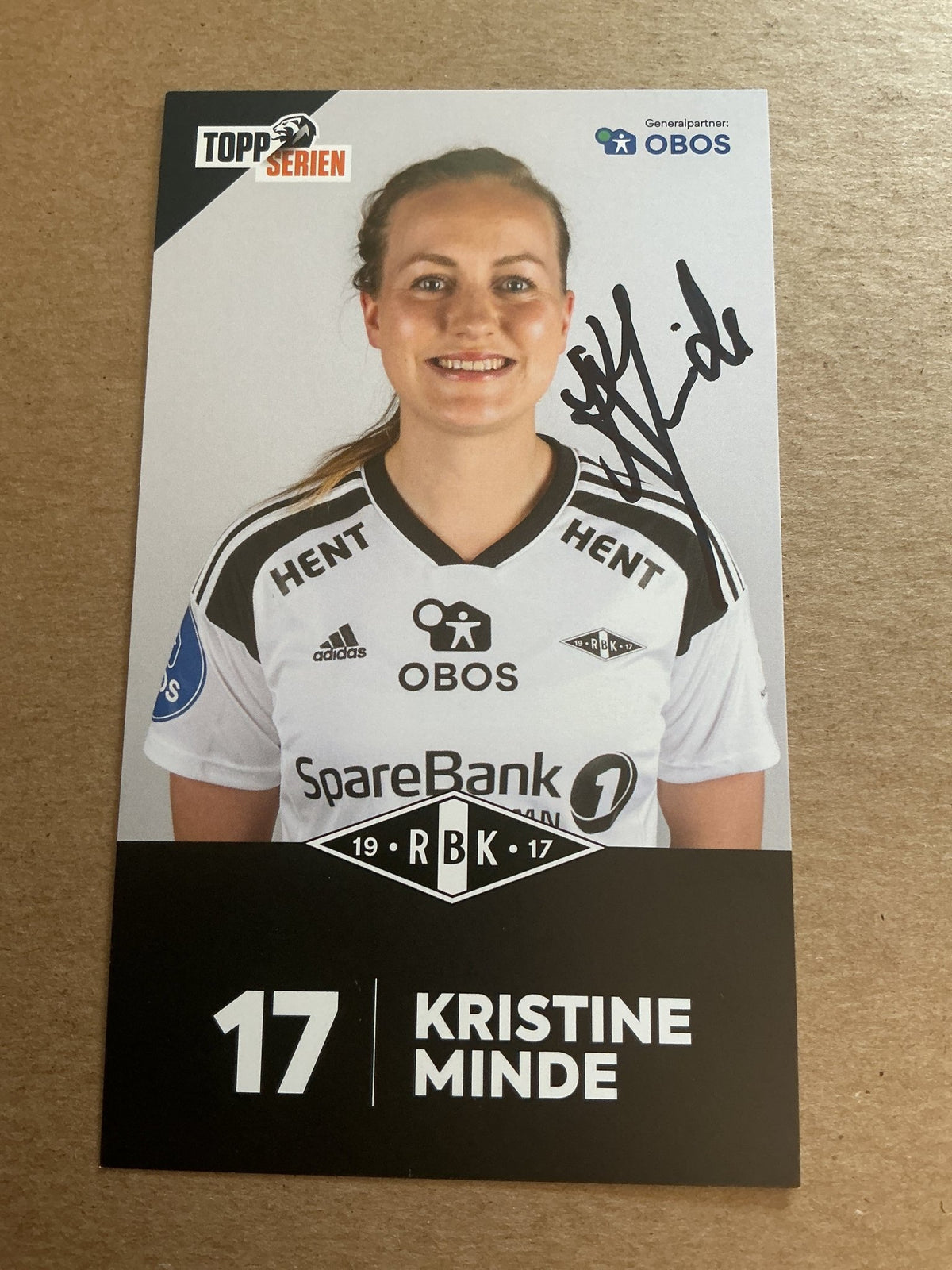 Kristine Minde, Norway 🇳🇴 Rosenborg BK 2022/23 hand signed - Autographs-World