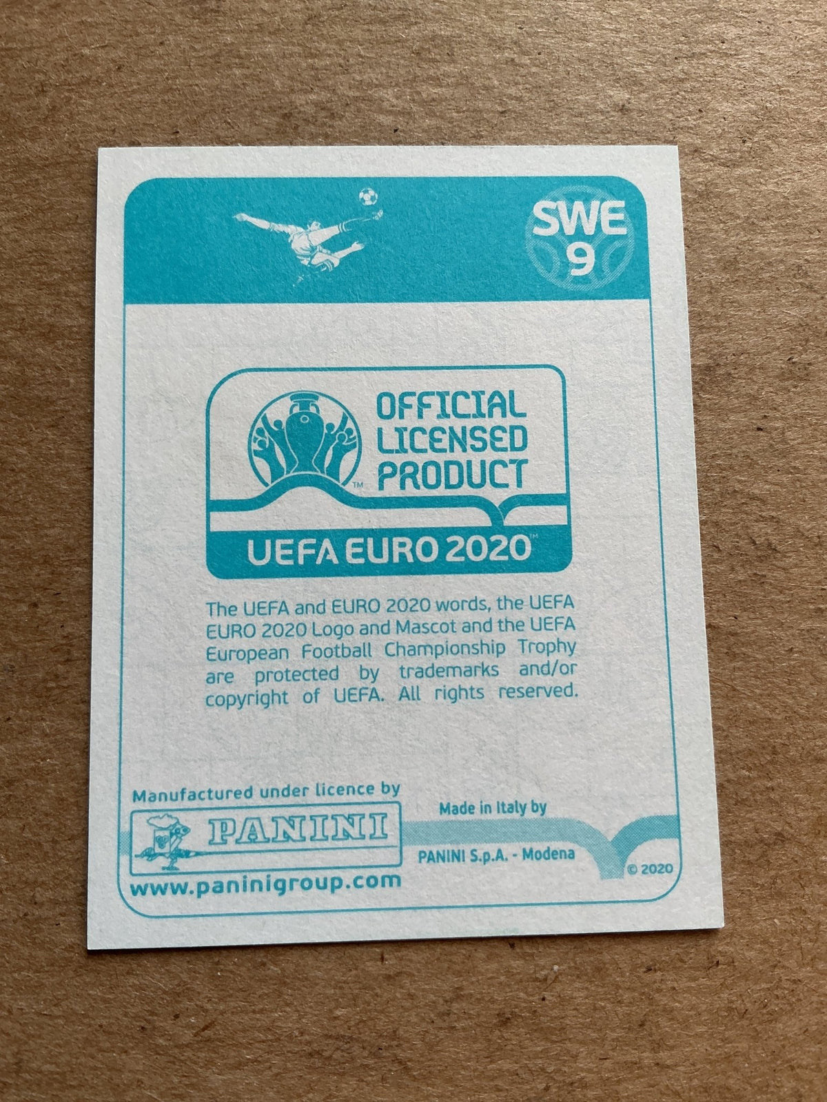 Kristoffer Nordfeldt, Sweden 🇸🇪 UEFA Euro 2020 Panini hand signed - Autographs-World