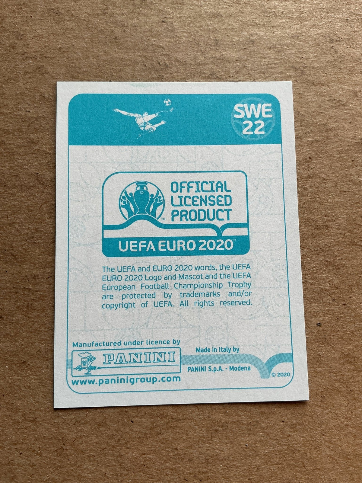 Kristoffer Olsson, Sweden 🇸🇪 UEFA Euro 2020 Panini hand signed - Autographs-World