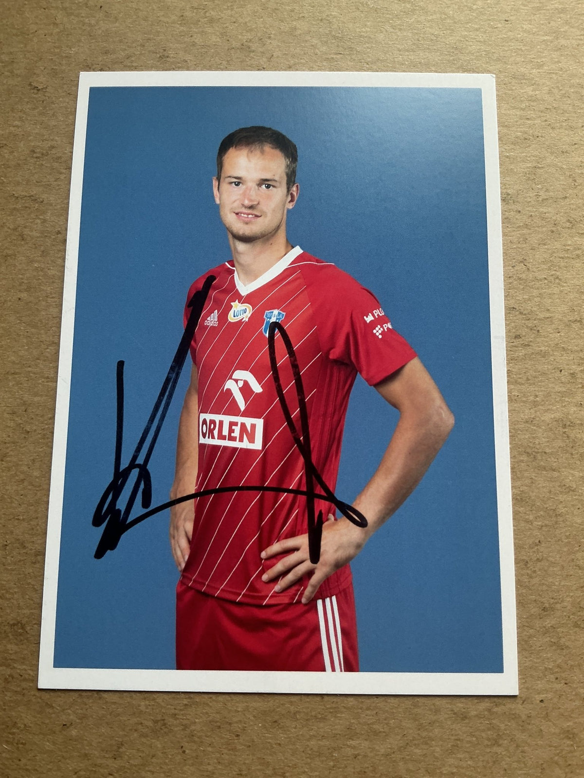Krzysztof Kaminski, Poland 🇵🇱 Wisła Płock 2020/21 hand signed - Autographs-World