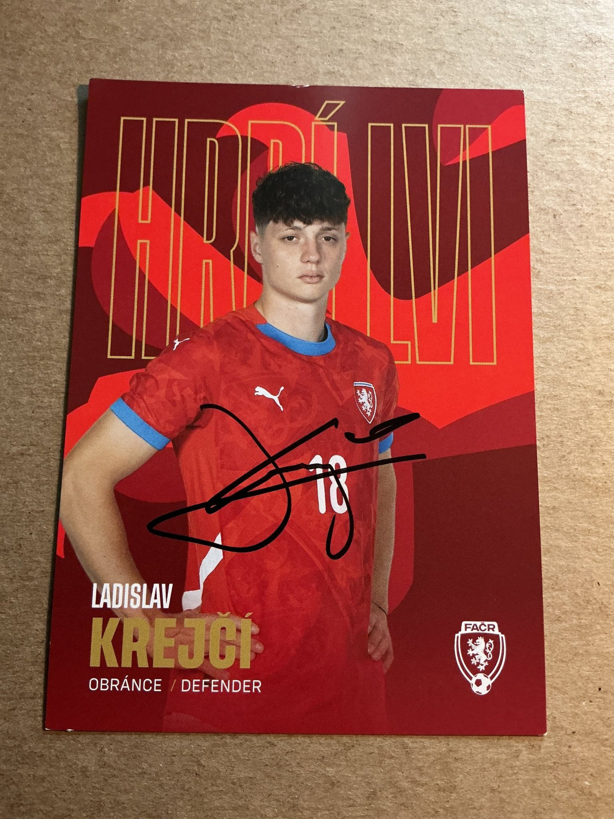 Ladislav Krejci, Czech Republic 🇨🇿 2023 hand signed - Autographs-World