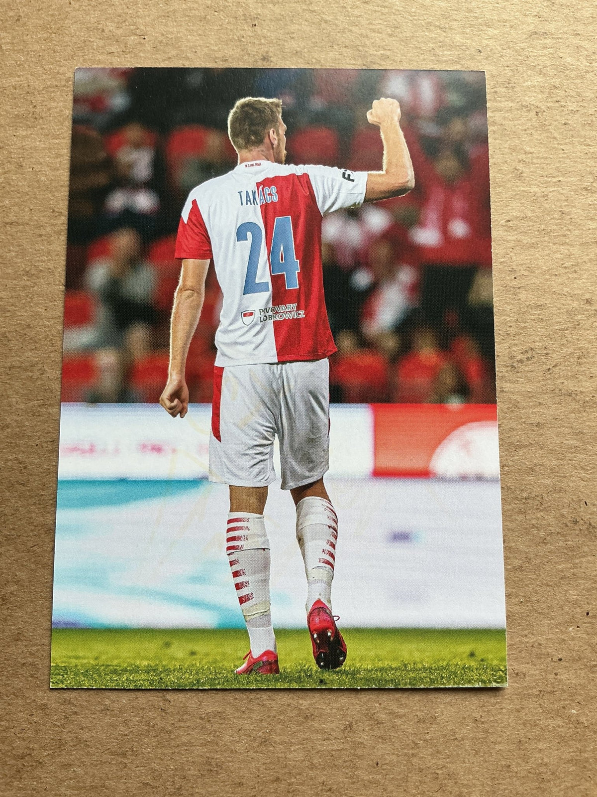 Ladislav Takács, Czech Republic 🇨🇿 SK Slavia Prague 2020/21 hand signed - Autographs-World