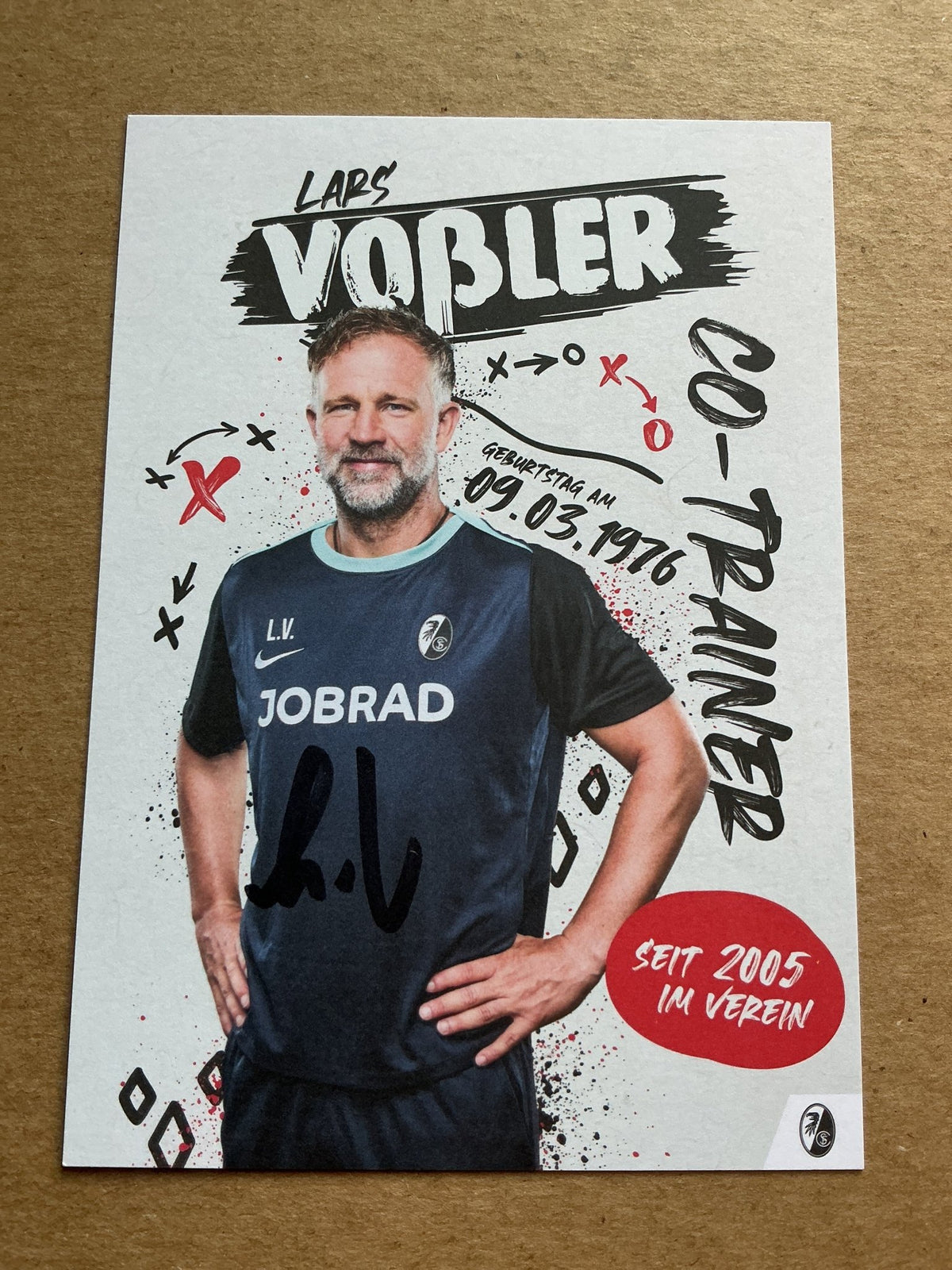 Lars Voßler, Germany 🇩🇪 SC Freiburg 2024/25 hand signed - Autographs-World