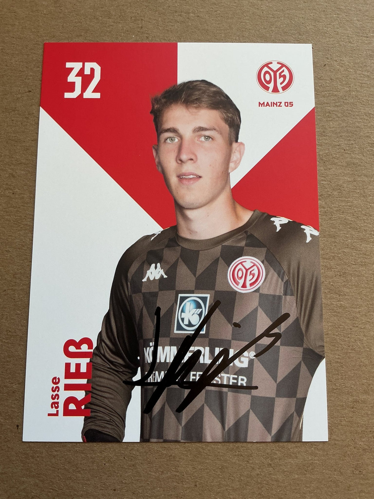Lasse Rieß, Germany 🇩🇪 FSV Mainz 05 2021/22 hand signed - Autographs-World