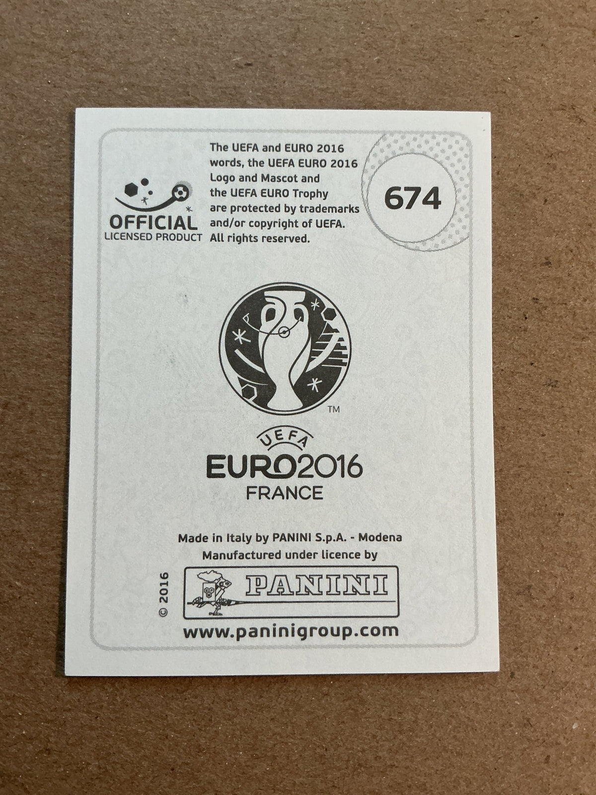 László Kleinheisler, Hungary 🇭🇺 UEFA Euro 2016 Panini hand signed - Autographs-World