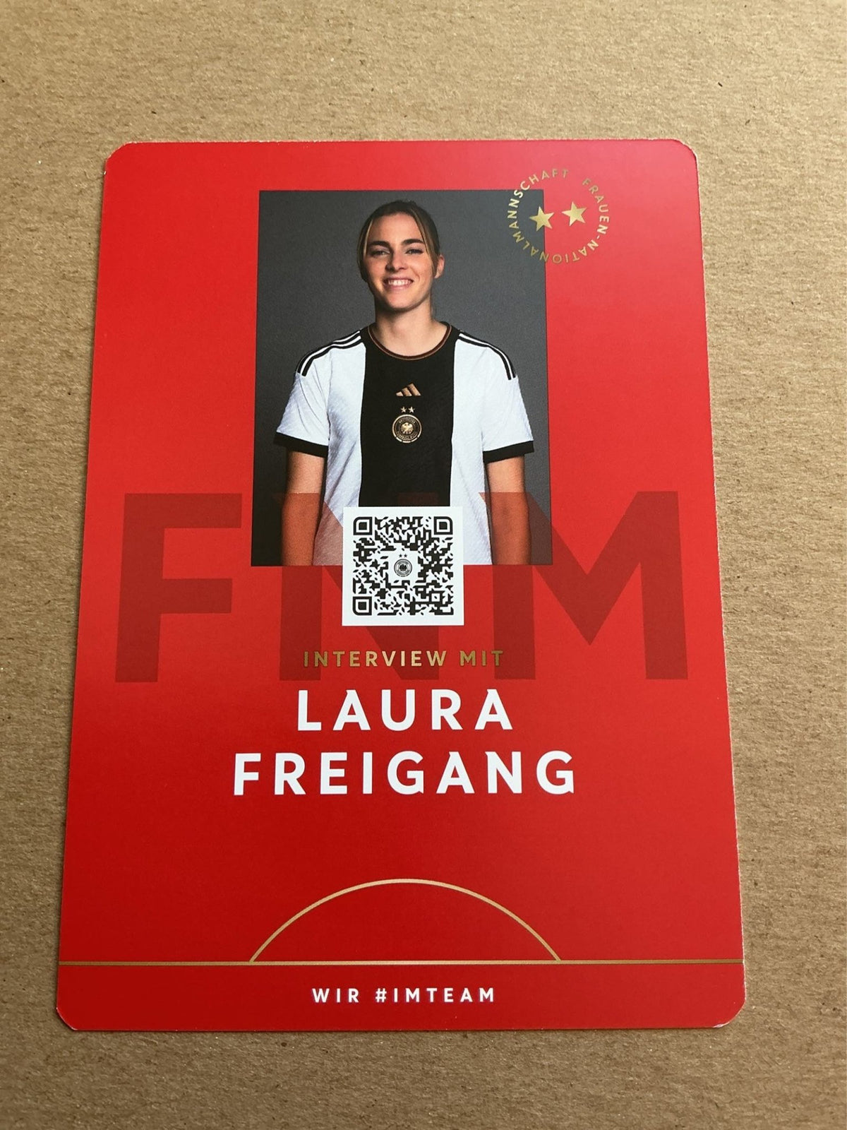 Laura Freigang, Germany 🇩🇪 FIFA World Cup 2023 hand signed - Autographs-World