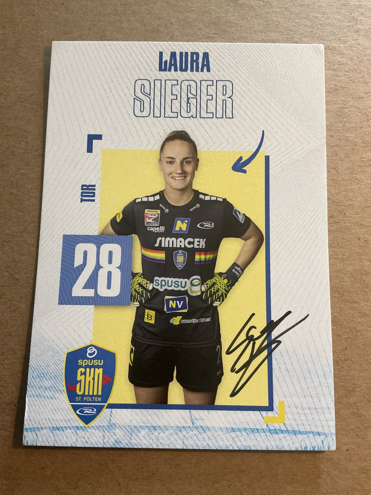 Laura Sieger, Germany 🇩🇪 SKN St. Pölten 2024/25 hand signed - Autographs-World