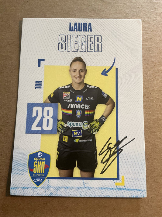 Laura Sieger, Germany 🇩🇪 SKN St. Pölten 2024/25 hand signed - Autographs-World