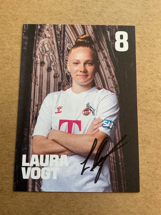 Laura Vogt, Germany 🇩🇪 1.FC Köln 2023/24 hand signed - Autographs-World