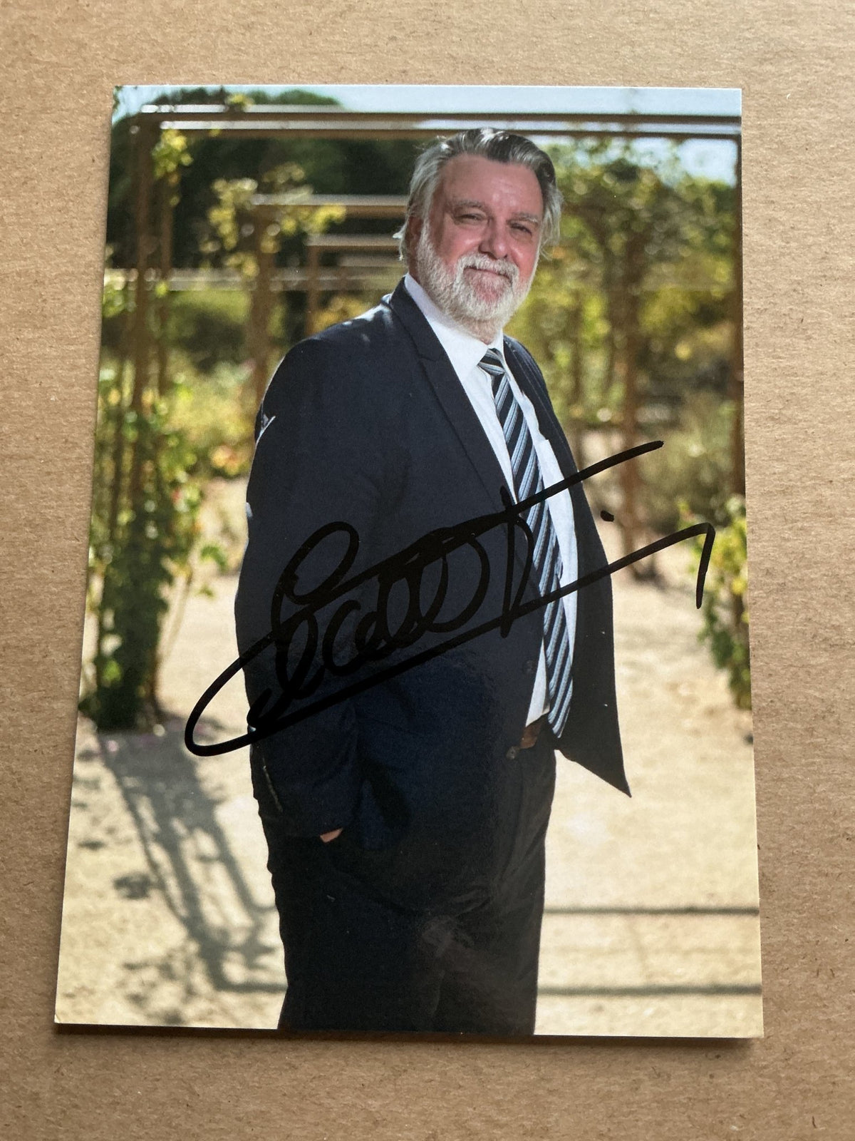 Laurent Nicollin, France 🇫🇷 Montpellier HSC 2023/24 hand signed - Autographs-World