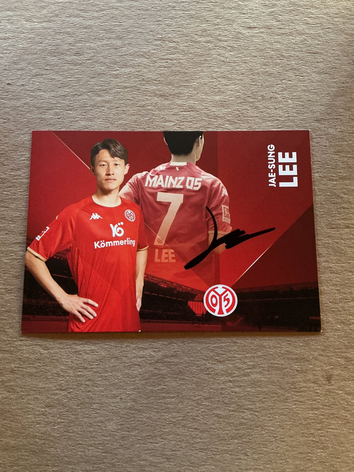 Lee Jae-Sung, South Korea 🇰🇷 FSV Mainz 05 2022/23 hand signed - Autographs-World